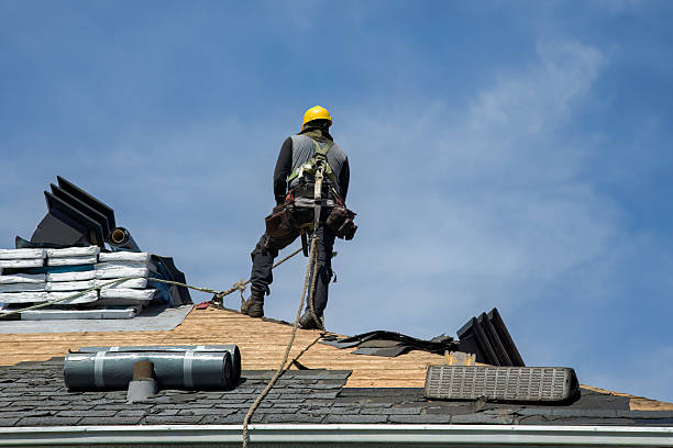 Professional Roof Installation technician working in Lyons, SD